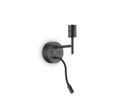 Бра Ideallux с подсветкой SET SET UP MAP2 NERO_IL