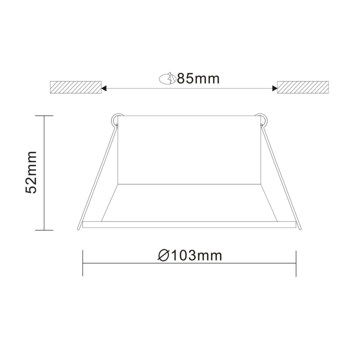 Встраиваемый светильник ST Luce FUNCZIONALE ST207.408.01