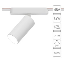 Трековый светильник Arte Lamp RAPID A2958PL-1WH