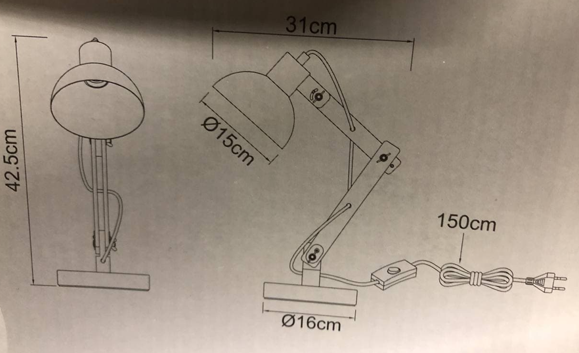 Настольная лампа Globo Tongariro 21504_GL