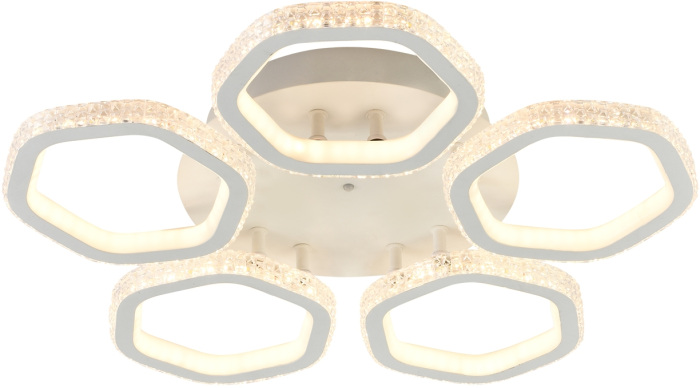 Люстра потолочная с пультом на 5 лампочек (+ночной режим) с пультом 10263/5 LED*180W Escada 10263/5LED_ESC