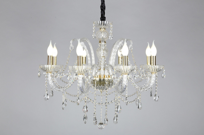 Подвесная люстра хрусталь Omnilux OML-70103-08