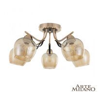 Потолочная люстра Arte Milano Amalfi 322306/5 FG+BK