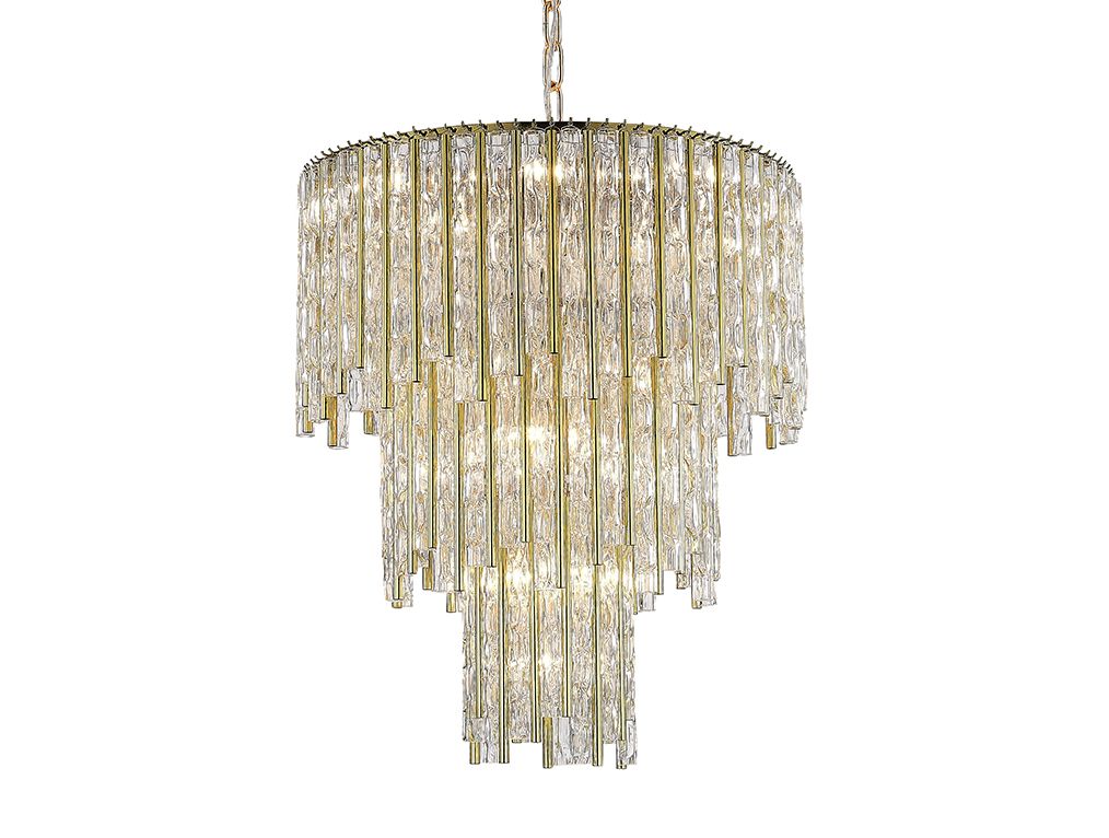 

Подвесная люстра NewPort 8528+17/C gold, 8528+17/C gold
