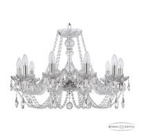 Хрустальная люстра Bohemia Ivele Crystal 101/10/240 Ni_BI