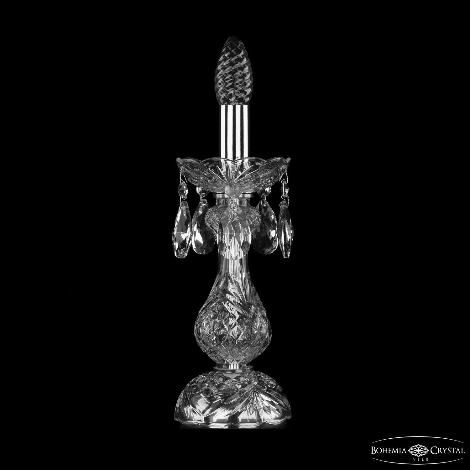 

Настольная лампа Bohemia Ivele Crystal 1415L/1-31 Ni, 1415L/1-31 Ni