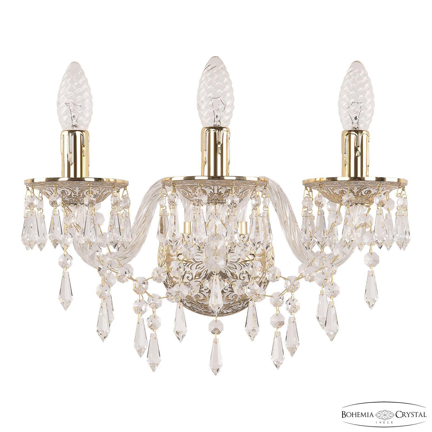 

Бра Bohemia Ivele Crystal 16203B/3/141 GW, 16203B/3/141 GW