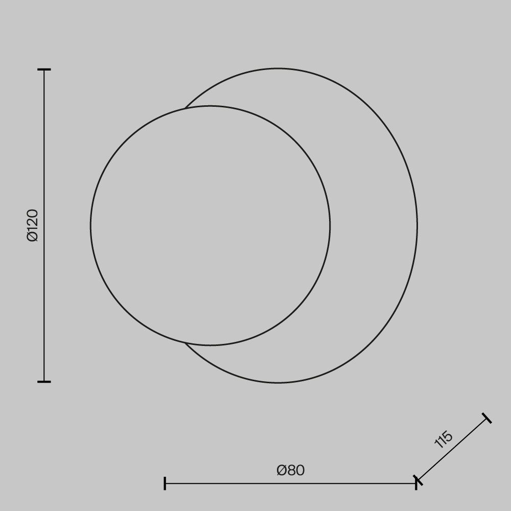 Настенный светильник Maytoni Ambre MOD331WL-L3BS3K_MY