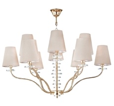 Подвесная люстра Crystallux ARMANDO ARMANDO SP6+6 GOLD_CR