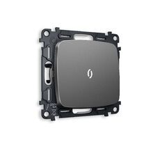 Выключатель одноклавишный проходной с подсветкой 5600K Ambrella Volt OMEGA QUANT MO652035_AMB