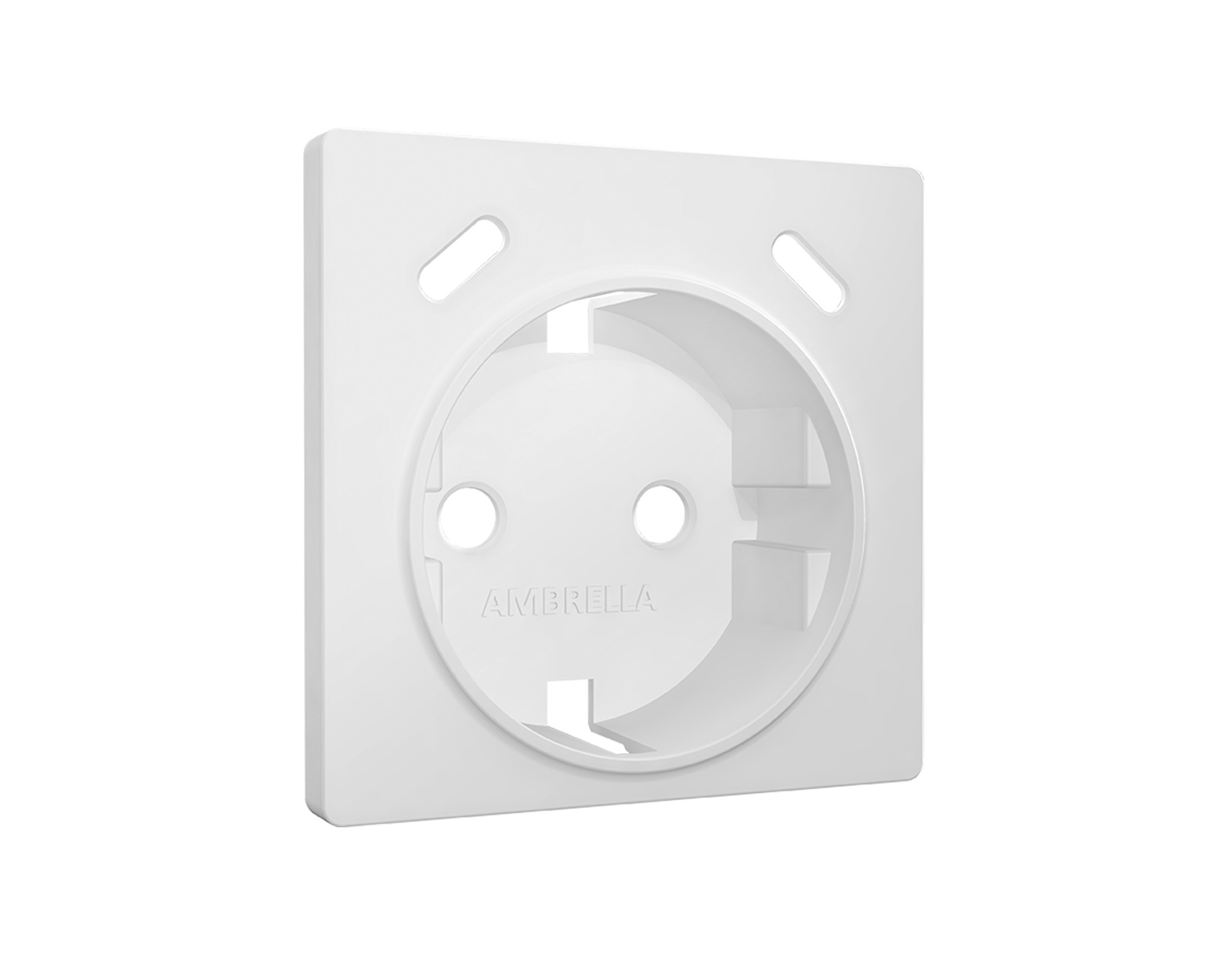 Лицевая панель ALFA для электрической розетки с/з со шторками 2USB C+C QUANT Ambrella Volt AP1305_AMB