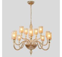 Подвесная люстра Crystal Lux SILVESTRO SILVESTRO SP12 AMBER_CR