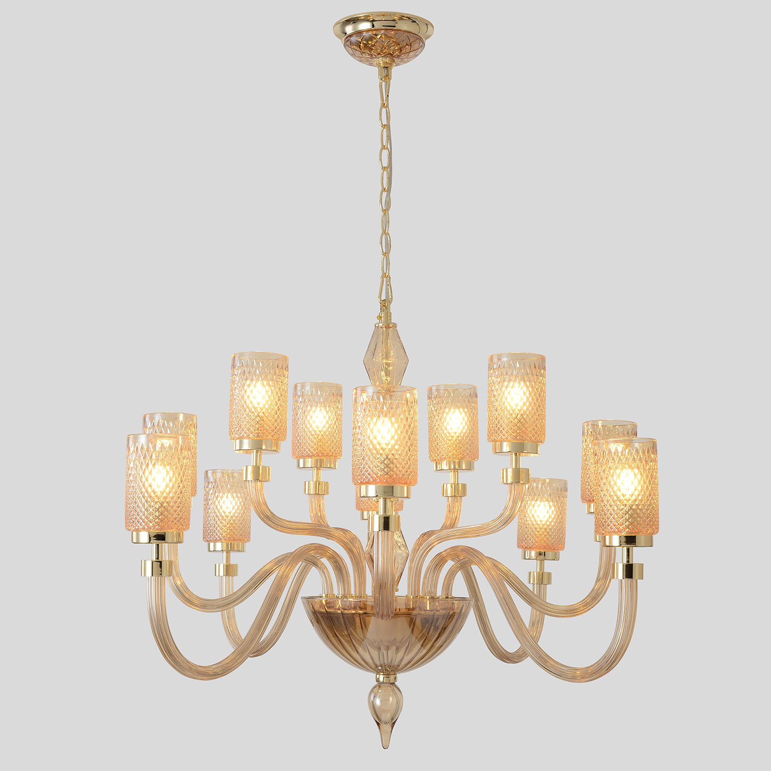 

Подвесная люстра Crystal Lux SILVESTRO SILVESTRO SP12 AMBER, SILVESTRO SP12 AMBER