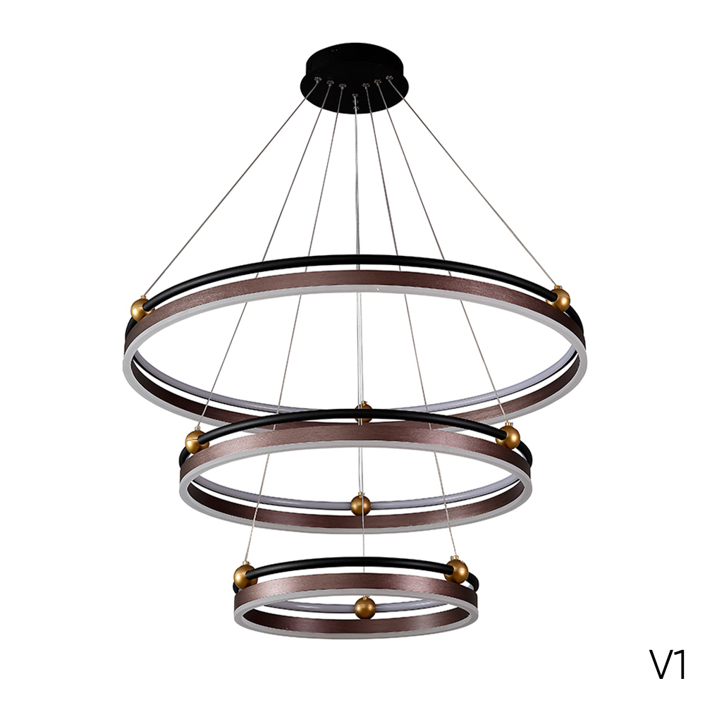 Подвесная люстра Crystallux FERNANDO FERNANDO SP158W LED COFFEE/BLACK_CR