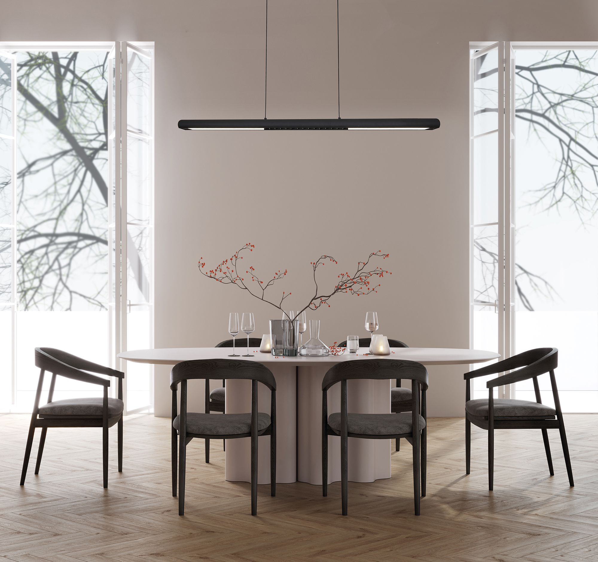 Подвесной светильник MANTRA LINEAL 9035_MN