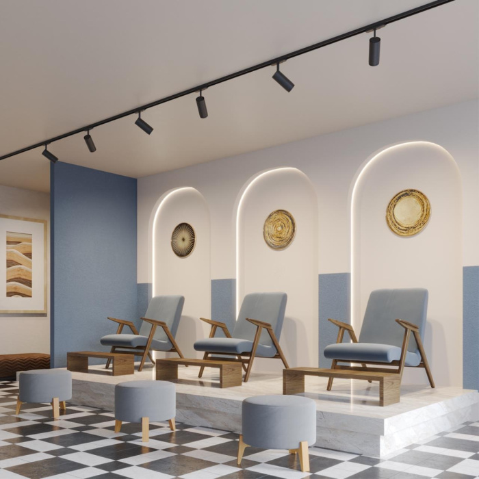 Светильник трехфазный трековый с переключателем цветовой температуры и мощности NOVOTECH NAIL 359584