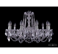 Хрустальная люстра Bohemia Ivele 1402/10/240 Ni Leafs_BI