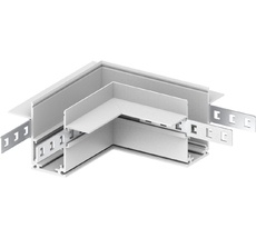 Соединитель угловой для низковольтного встраиваемого шинопровода, белый Feron 41981_FR