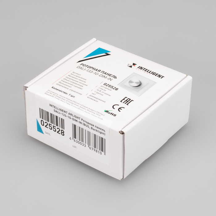 INTELLIGENT Роторная панель DALI-133-1G-DIM-IN (BUS, Backlight) (IARL, -) 025528 Arlight 025528_ARL