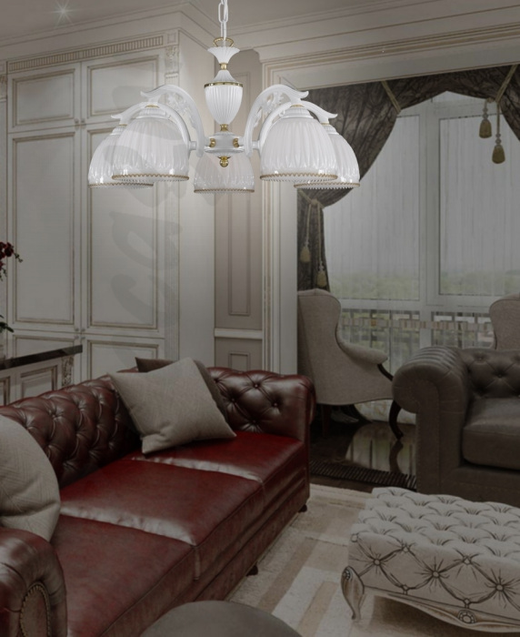 Подвесная люстра Reccagni Angelo L 9601/5_RA