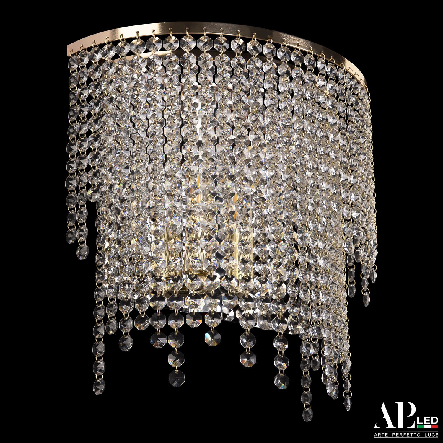 Настенный светильник APL LED Rimini S500.B4.35-32.B.E14.Gold_BI