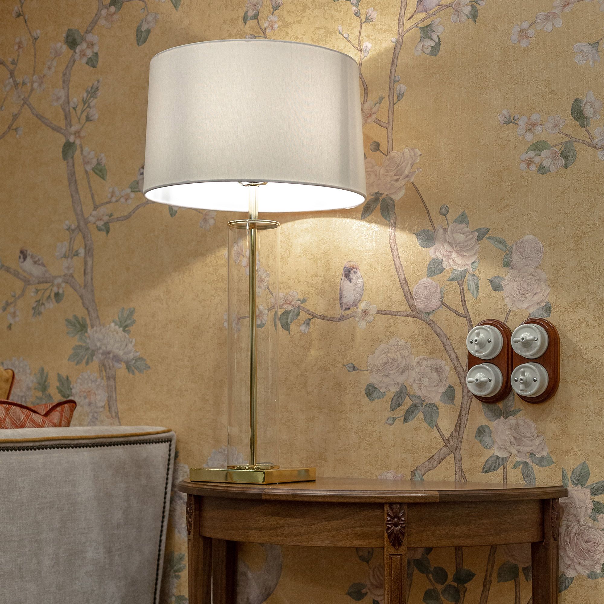 Выключатель на 4 положения двухклавишный Werkel Retro a051310_WR