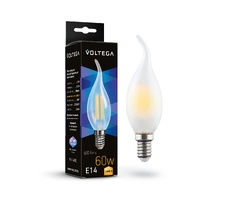 Лампочка Voltega Candle wind matt E14 6W 7210_VG