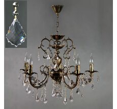 Хрустальная люстра Ambiente Ambient 8888/5 PB New Leaf_BZ