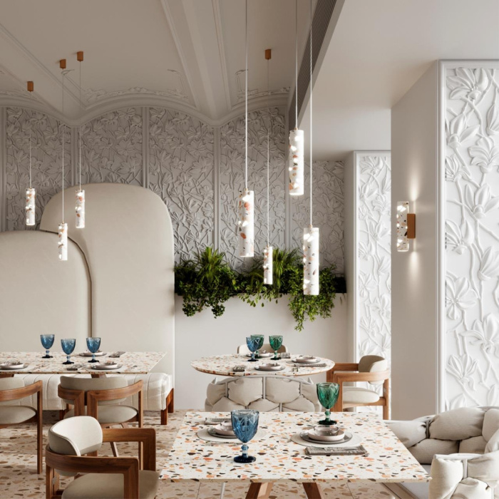 Подвесной светильник ODEON LIGHT TERRAZZO 7012/6L