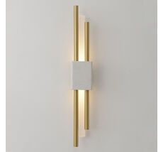 Настенный светильник Crystal Lux CARTA AP6W LED WHITE/BRASS_CR