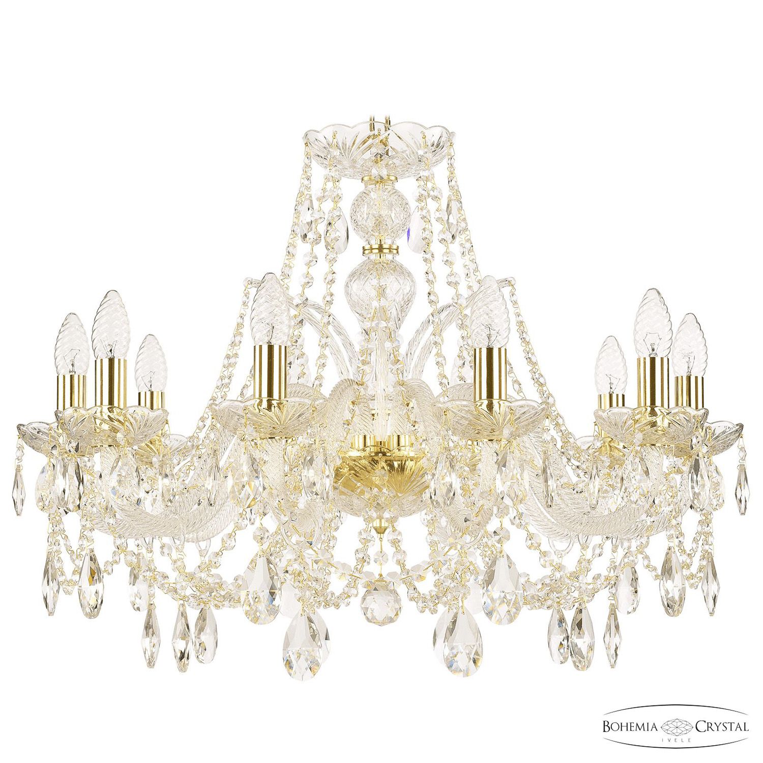 

Хрустальная люстра Bohemia Ivele Crystal 105/10/240 G, 105/10/240 G