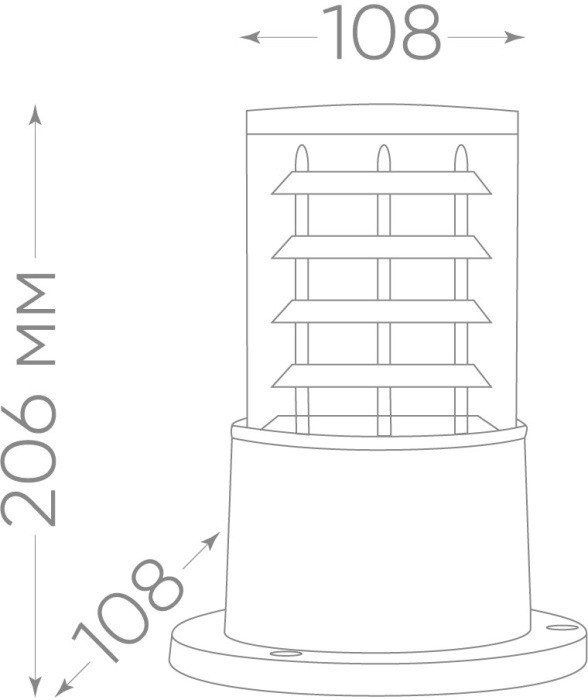 Наземный светильник IP54 Feron 41916_FR