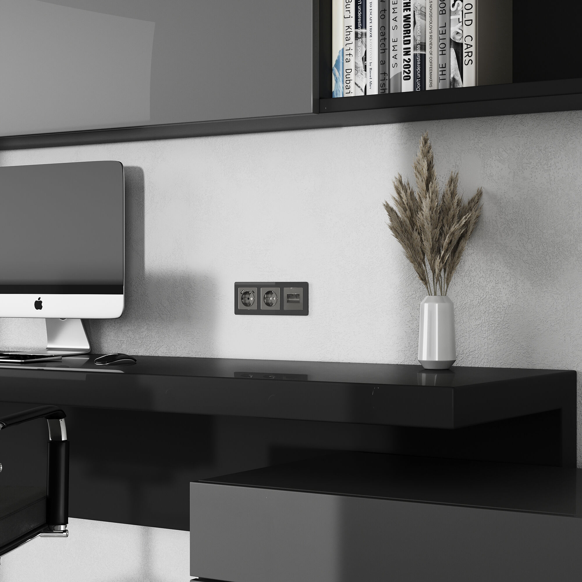 Накладка для двойной розетки Еthernet RJ-45 Werkel a064099_WR