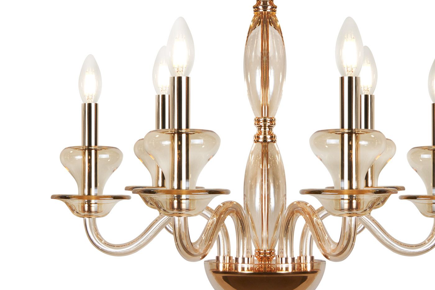 Подвесная люстра ILamp Mercury P9448-6 Gold_IP