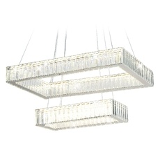 Подвесная люстра Ambrella light светодиодная с хрусталем Traditional TR5005_AMB