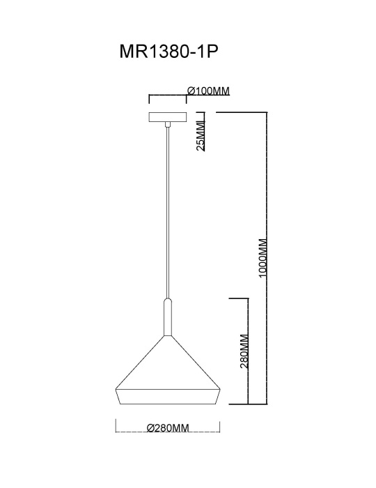 Подвесной светильник MyFar Adele MR1380-1P