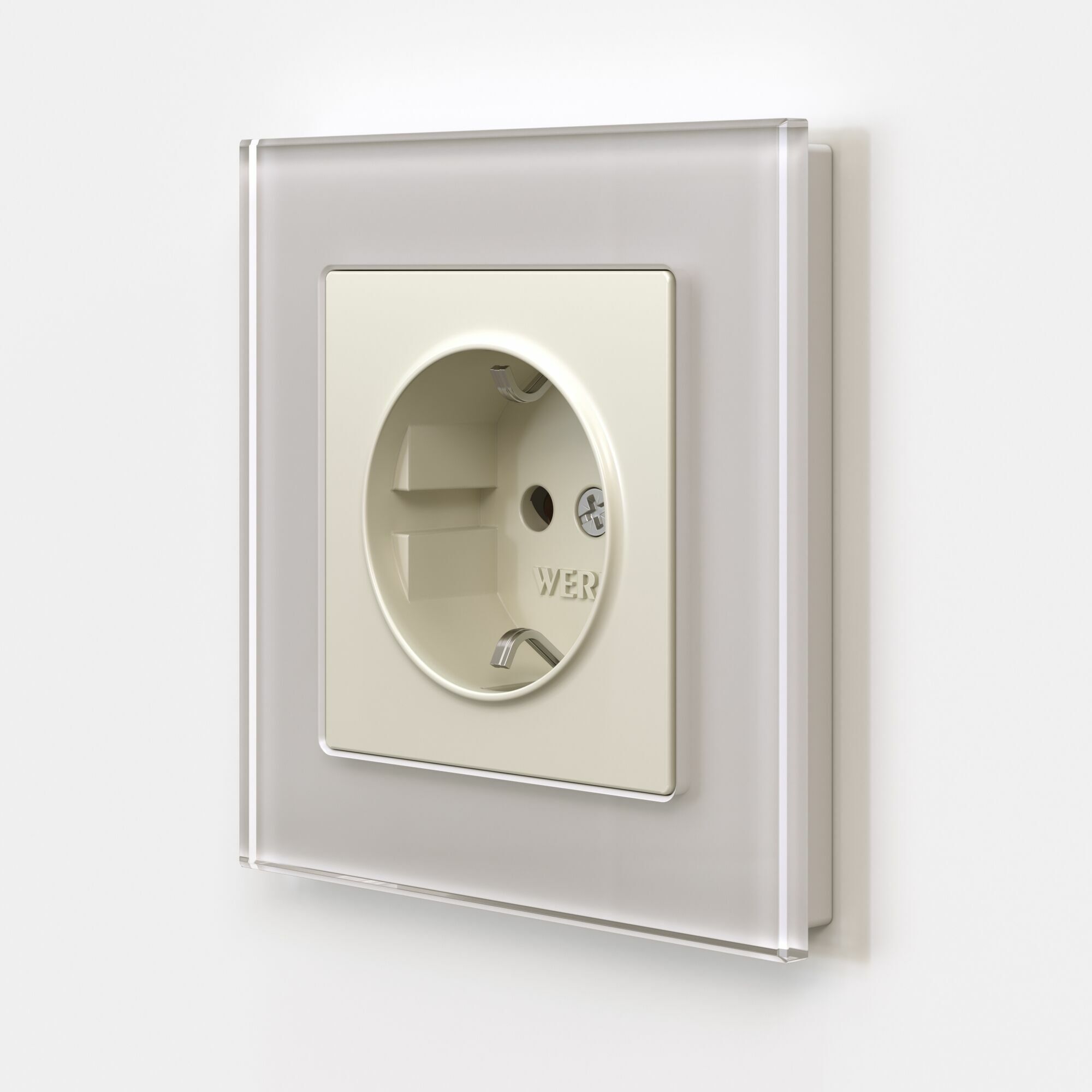 Розетка с заземлением и шторками Werkel a059275_WR