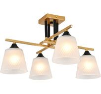 Люстра потолочная накладная с матовым плафоном на штанге Escada 2128/4P_ESC