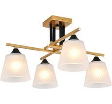 Люстра потолочная накладная с матовым плафоном на штанге Escada 2128/4P_ESC