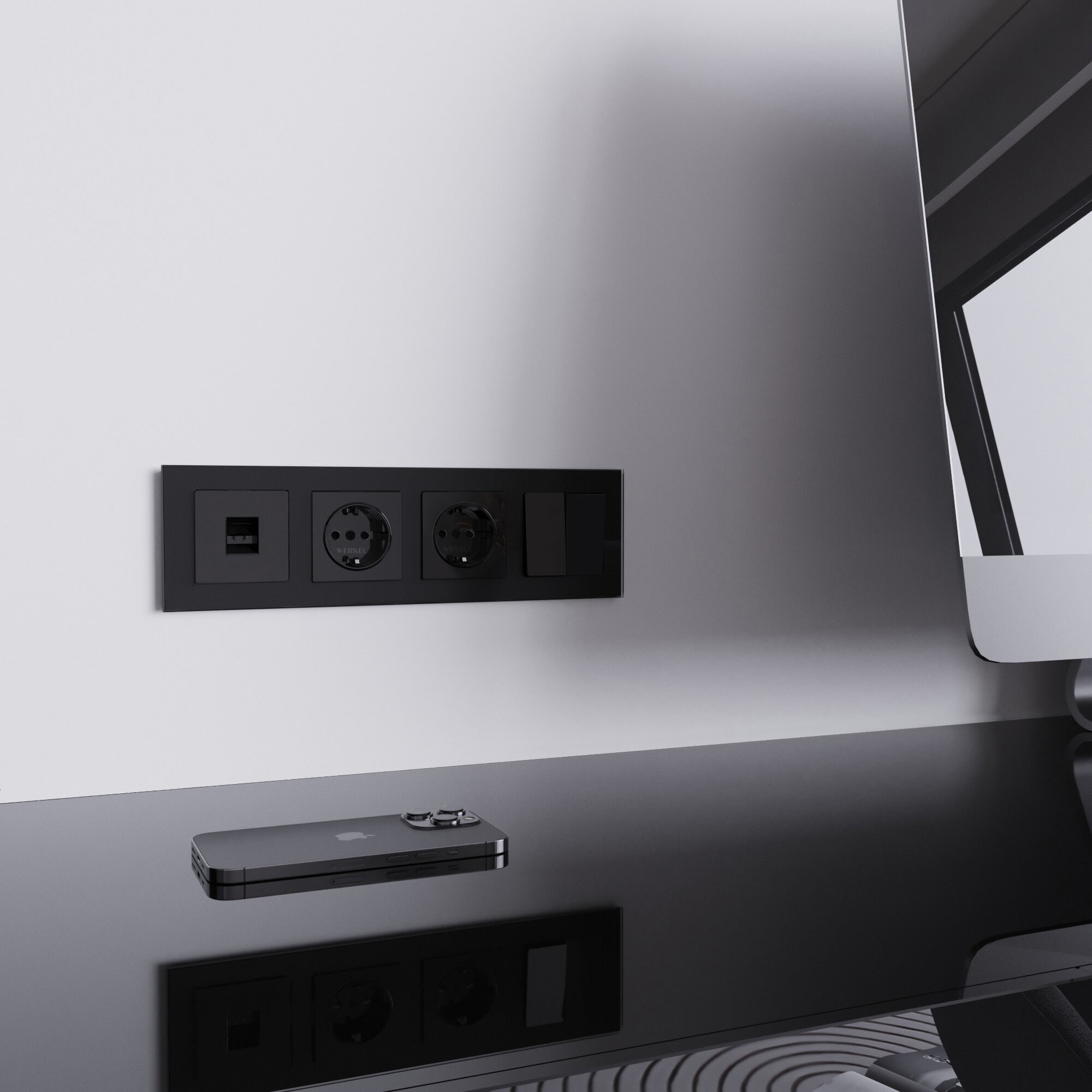 Розетка Ethernet RJ-45 Werkel a064046_WR