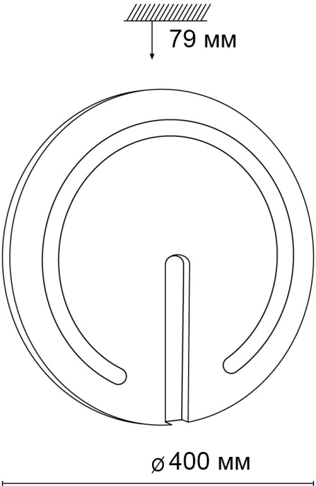 Настенно-потолочный светильник Sonex BUTTON 3041/DL_Sonex