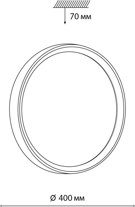 Настенно-потолочный светильник Sonex WOODI 7627/DL_Sonex