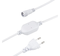 Шнур питания ARD-ICICLE-CLASSIC-1.5M White (230V, 1.6A) (Ardecoled, -) 042830 Arlight 042830_ARL