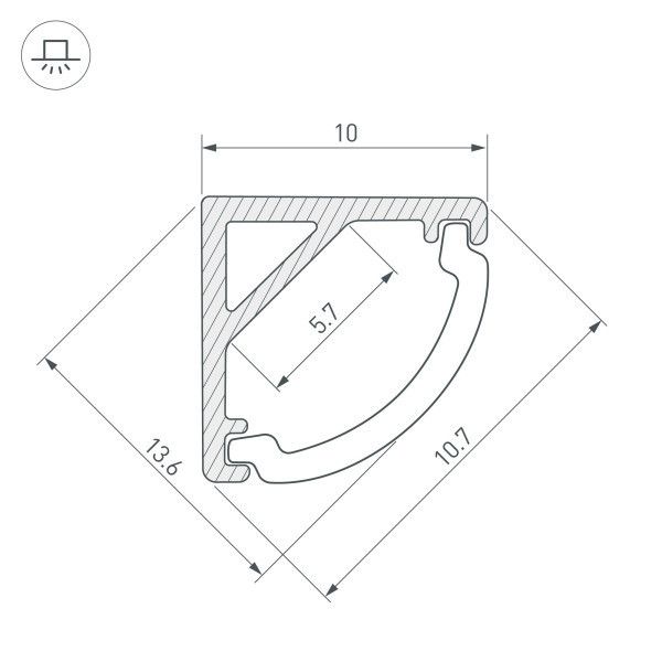 Профиль Arlight ARH 036321_ARL