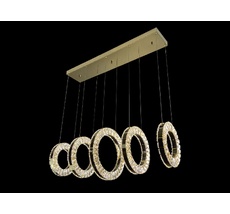 Подвесной светильник iLedex Crystal ice 4460-5 72W TGD_IX