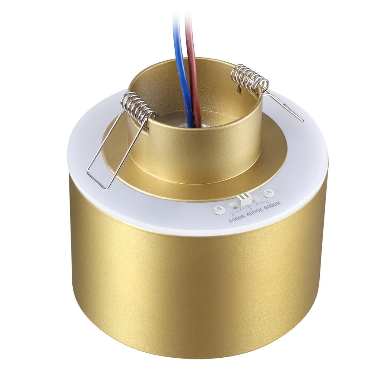 Встраиваемый светильник Novotech светодиодный с переключателем цветовой температуры GIRO 358963