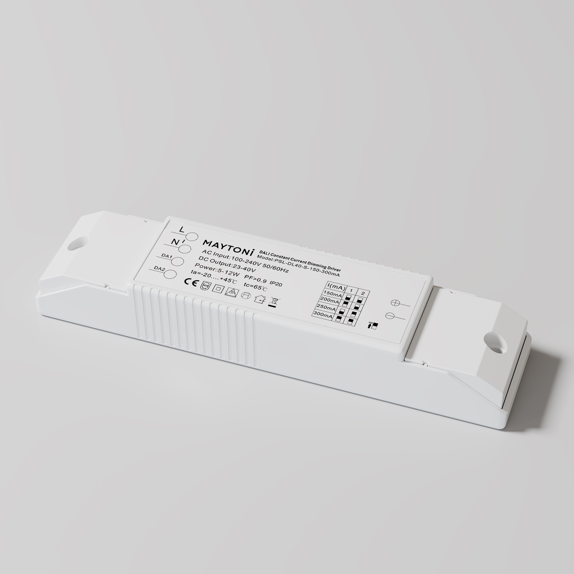 Блок питания 5-12w Maytoni Dali PSL-DL40-S-150-300mA_MY