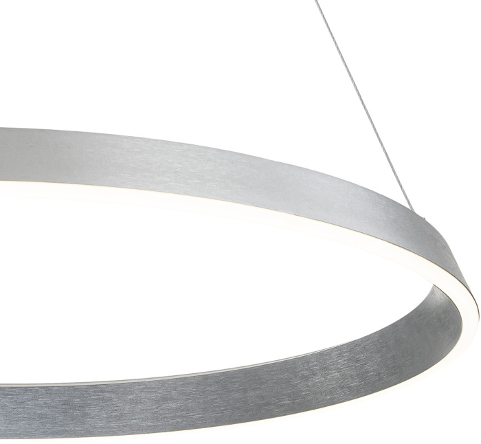 Люстра led подвесная с пультом (+ночной режим) светодиодная (14019/1P Silver) Indigo V000091L