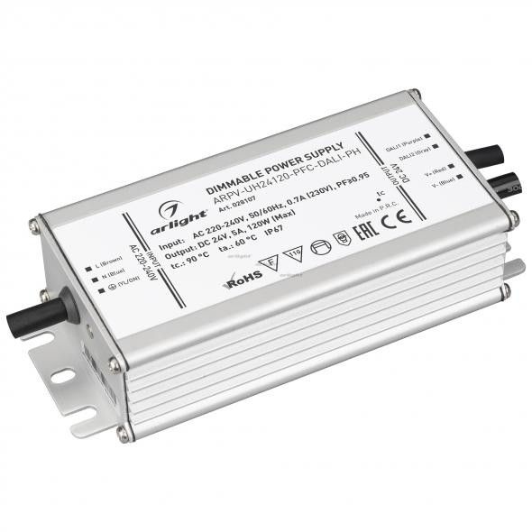 

Блок питания ARPV-UH24120-PFC-DALI-PH (24V, 5.0A, 120W) 028107, 028107