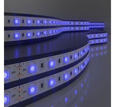 Лента светодиодная 24V 14,4W 60Led 5050 IP65 синий, 5м a052976_ES